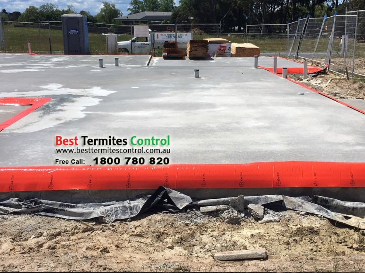 Termiticide Treated Sheeitng System to Slab Perimeter in Berwick