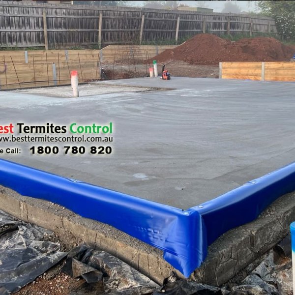 Homeguard Termiticide Treated Sheeting System to slab Periemter in Warragul