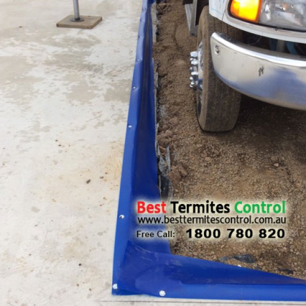 Homeguard Blue Sheet Termites Protection to a house in Cranbourne North