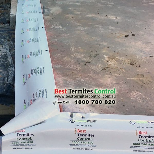 Termiticide Treated Sheeting System to Slab Perimete r in Ivanhoe
