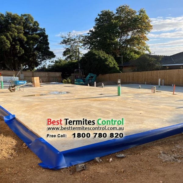 Termiticide Treated Sheeting system to slab perimeter in Kew