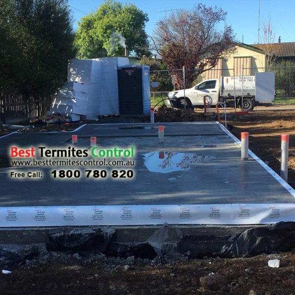 Termiticide Treated Sheeitng System to Slab Perimeter in Bairnsdale