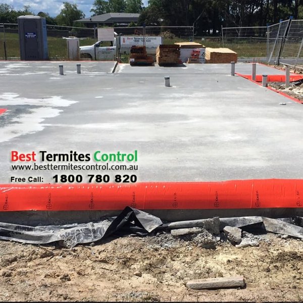 Termiticide Treated Sheeitng System to Slab Perimeter in Berwick