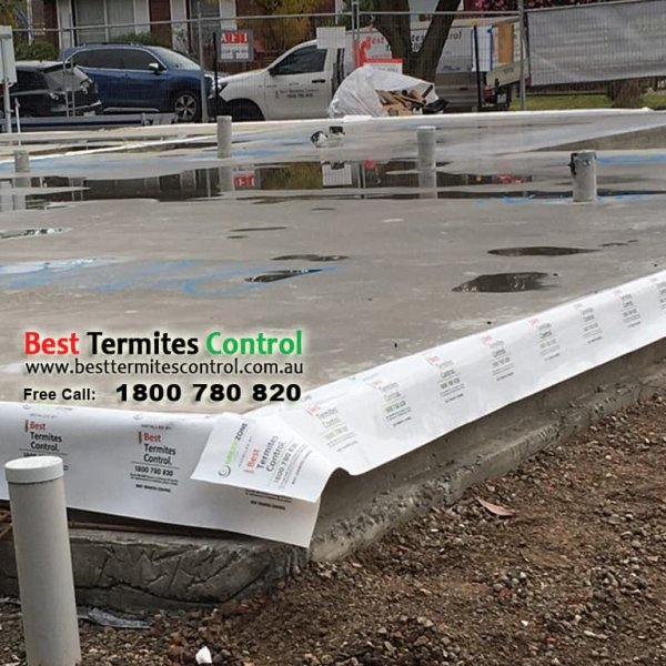 termiticide Treated Sheeting System to Slab Perimieter in Burwood