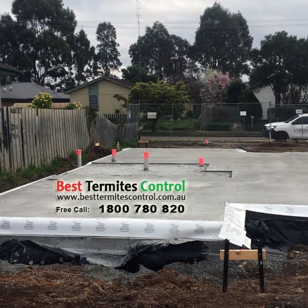 Termiticide Treated Sheeting System to Slab Perimeter in Bairnsdale