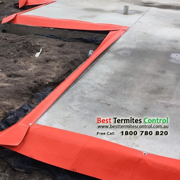 Termiticide Treated Sheeting System to Slab Perimeter in Clayton South